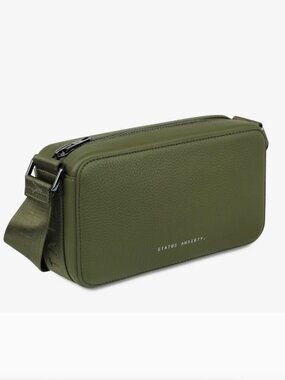 Status Anxiety Delirium Bag Khaki Green NWT Leather Shoulder Crossbody Handbag